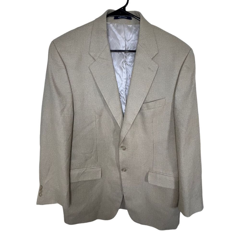 Men’s Vintage University Polo Ralph Lauren Button Up Tan Blazer